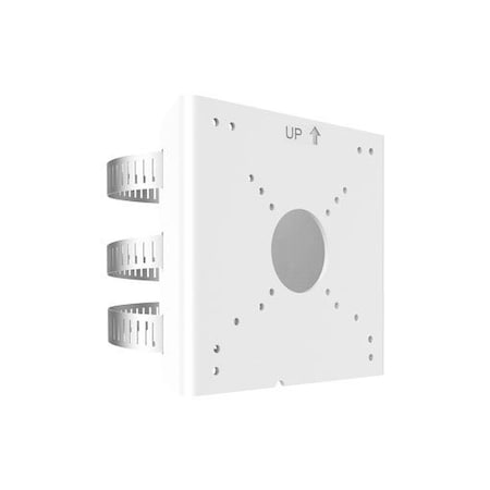 Uniview UVTC6.152.0989, Pole Mounting Bracket for Bullet Junction Box Only, 127mm-136mm-63.6mm TR-UP06-C-IN